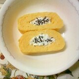 栄養バランスOK☆カッテージチーズと胡麻詰め卵焼き